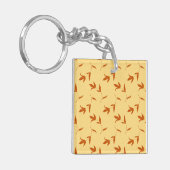 Flower Coloring Page キーホルダー (正面左)