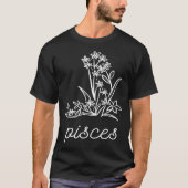 Flower Constellation Pisces Pisces Baby Tシャツ (正面)