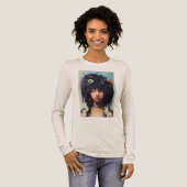 Flower Crown Girl トライブレンドＴシャツ (正面全体)