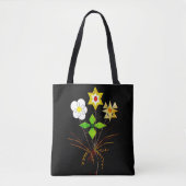 "Flower Delivery" Shoulder Tote トートバッグ (正面)