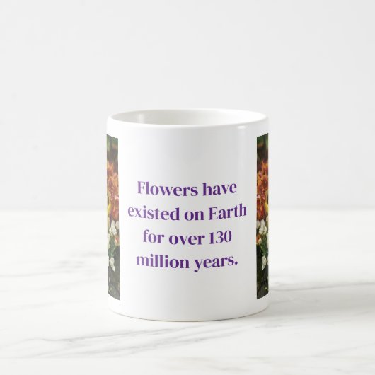 Flower design coffee mug コーヒーマグカップ (中央)