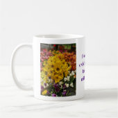 Flower design coffee mug コーヒーマグカップ (左)