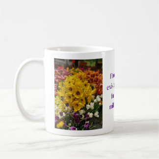 Flower design coffee mug コーヒーマグカップ