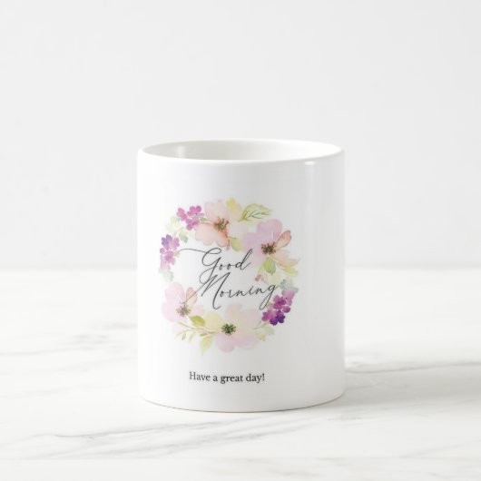 flower 🌺 design cup コーヒーマグカップ (中央)