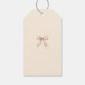Flower Dreamy Soft Sweet 16 Birthday Gift Tag ギフトタグ (裏面)