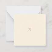 Flower Dreamy Soft Sweet 16 Birthday Note Card ノートカード (裏面)