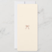 Flower Dreamy Soft Sweet 16 Birthday Note Card 招待状 (裏面)