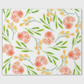 Flower Earrings ラッピングペーパー (フラット)