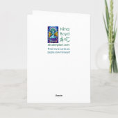 Flower Faery Greeting card カード (裏面)