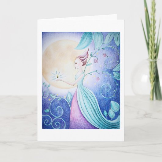Flower Faery Greeting card カード (正面)