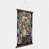 Flower Fairy Garden Hyacinth Fairies Gardener 吊り下げ型タペストリー (傾斜あり)