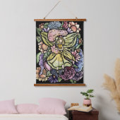 Flower Fairy Garden Hyacinth Fairies Gardener 吊り下げ型タペストリー (寝室)