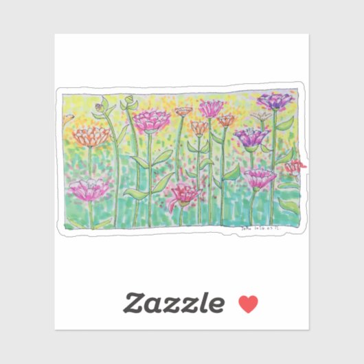 Flower Field シール (シート)