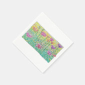 Flower Field スタンダードカクテルナプキン (角)