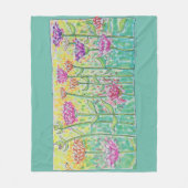 Flower Field フリースブランケット (正面)