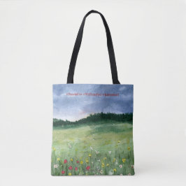 Flower Field Landscape  トートバッグ