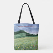Flower Field Landscape  トートバッグ (裏面)