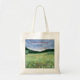 Flower Field Landscape  トートバッグ