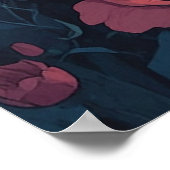 Flower field with cloud ポスター (角)