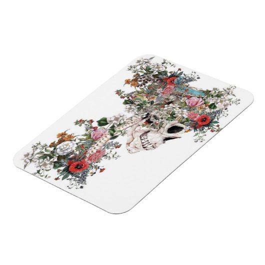 Flower-filled Skeleton マグネット (左側)