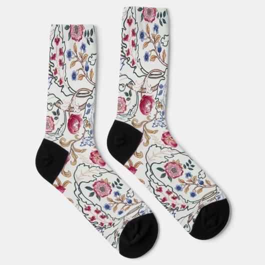 Flower, Floral Pattern, William Morris ソックス (右)