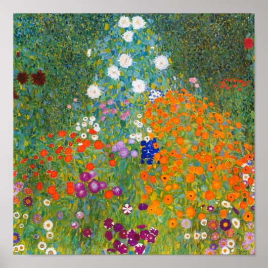 Flower Garden | グスタフ・クリムト ポスター (正面)