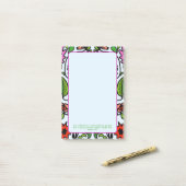 Flower Garden Art Custom Scripture ポストイット (デスク上)