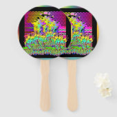 Flower Garden Decorative  ハンドファン (正面&裏面)