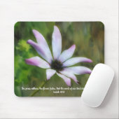 Flower Garden Faith Bible Verse Mouse Pad マウスパッド (マウス)