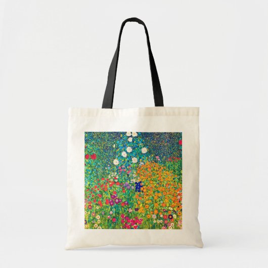 Flower Garden, Gustav Klimt トートバッグ (正面)