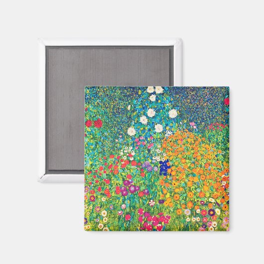 Flower Garden, Gustav Klimt マグネット (正面/裏面)