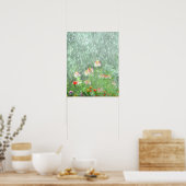 Flower Garden in the Rain Poster ポスター (キッチン)