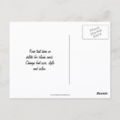 Flower Garden Pastel Painting Personalized ポストカード (裏面)