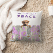 Flower Garden.Peaceful Puppy Hope クッション (ブランケット)