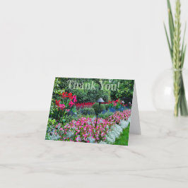 Flower Garden Thank You Folded Card サンキューカード