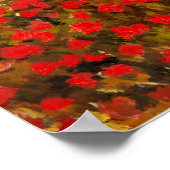 'Flower Garden' Vincent van Gogh. ポスター (角)