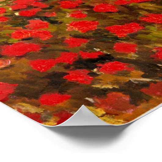 'Flower Garden' Vincent van Gogh. ポスター (角)