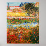 'Flower Garden' Vincent van Gogh. ポスター<br><div class="desc">A happy poster for nature lovers, just like Van Gogh: Vincent van Gogh to his brother Theo: "I am feeling very, very well these days. In the long run I think I shall come to belong to the country altogether." This high resolution photo of the Flower Garden was taken from...</div>