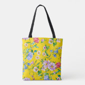 Flower garden watercolor illustration patternpatte トートバッグ (裏面)