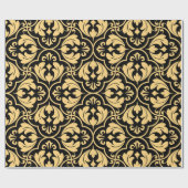 Flower geometric pattern. Seamless vintage backgro ラッピングペーパー (フラット)
