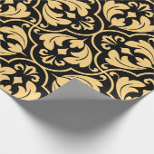 Flower geometric pattern. Seamless vintage backgro ラッピングペーパー (角)