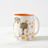 Flower Ghost ツートーンマグカップ (正面右)