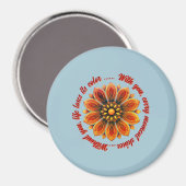 FLOWER GIFT MOM DAUGHTER SISTER TEACHER FRIEND マグネット (正面/裏面)