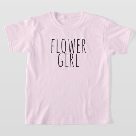 Flower Girl Bridal Party Wedding Tシャツ