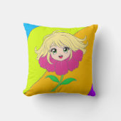 Flower girl pillow クッション (正面)