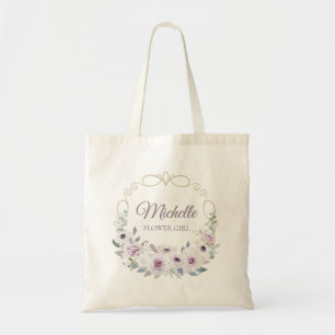 FLOWER GIRL VIOLETバラフローラリース名 トートバッグ