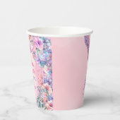 Flower Glitter Mermaid Tail 9th Birthday 紙コップ (左)