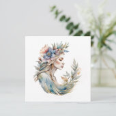 Flower Goddess Ostara Spring Equinox Sabbat シーズンカード (スタンド正面)