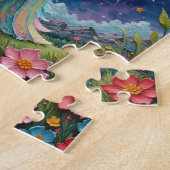 Flower goddess puzzle ジグソーパズル (側面)