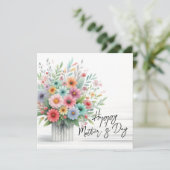 Flower Happy Mother's Day 招待状 (スタンド正面)